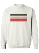 Pink Stripes Sweatshirt Women's -GoatDeals Designs