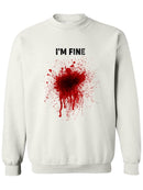 I'm Fine Funny Design Sweatshirt Women's -GoatDeals Designs