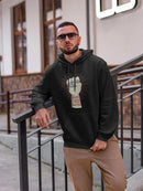 Riased Fist With Quote Hoodie Men's -GoatDeals Designs