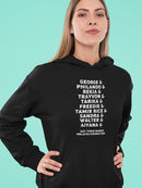 Every Name Counts Hoodie Women's -GoatDeals Designs