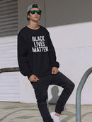 Black Lives Matter Activism Sweatshirt Men's -GoatDeals Designs