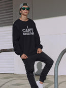 Protest Quote Grey Lettered Sweatshirt Men's -GoatDeals Designs
