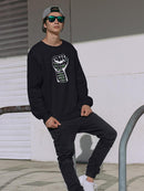 Fist Composed By Names  Sweatshirt Men's -GoatDeals Designs