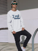 I Can't Breathe Font Curved  Sweatshirt Men's -GoatDeals Designs