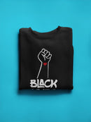 Fist Raised Against Injustice Sweatshirt Women's -GoatDeals Designs