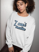 Protest Slogan Curved Font Sweatshirt Women's -GoatDeals Designs
