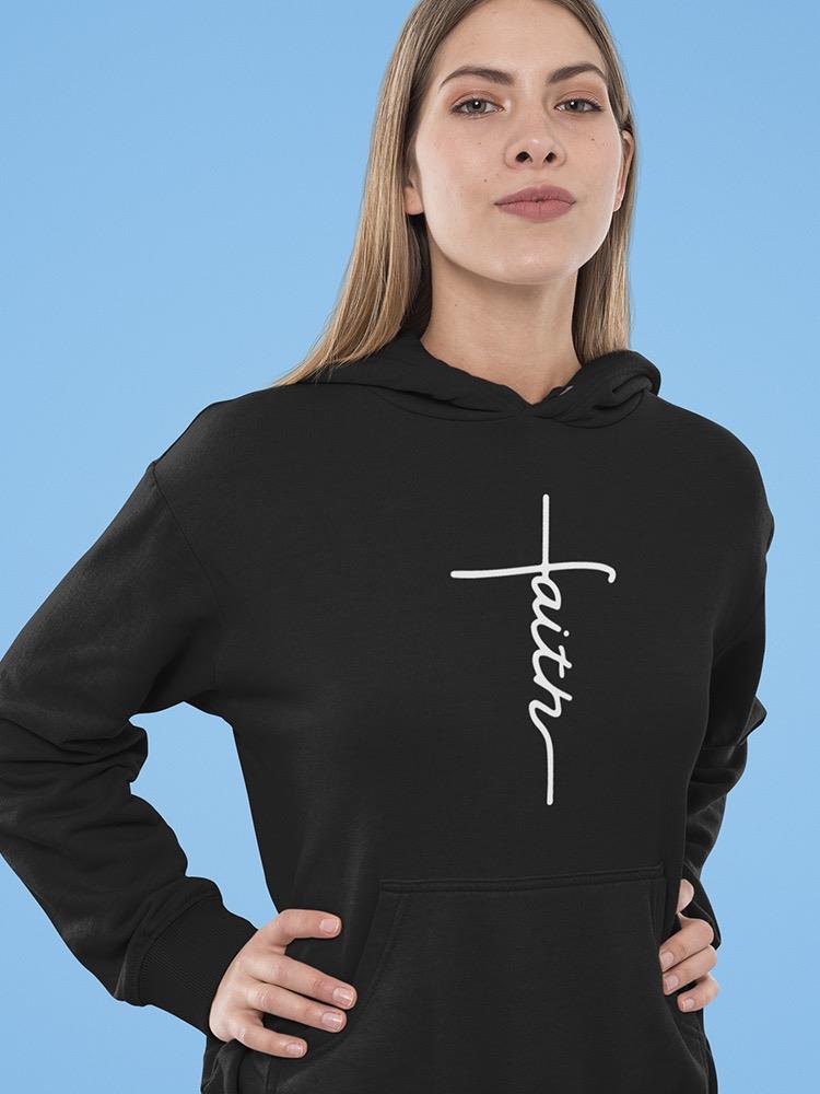 Faith Cross Design Hoodie Women's -GoatDeals Designs