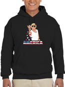 America Funny Design Hoodie Men's -GoatDeals Designs