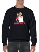 America Trump Design Sweatshirt Men's -GoatDeals Designs