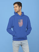 Usa Flag Graphic Hoodie Men's -GoatDeals Designs