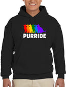 Purride Cat Graphic Hoodie Men's -GoatDeals Designs