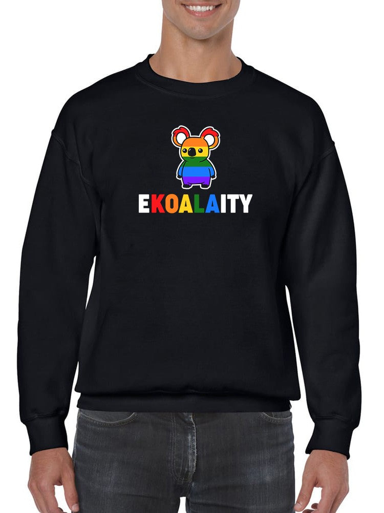Ekoalaity Slogan Sweatshirt Men's -GoatDeals Designs