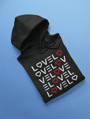 Love Love Love Hoodie Women's -GoatDeals Designs