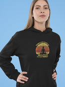 I'm Mostly Peace, Love And Light Hoodie Women's -GoatDeals Designs