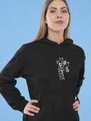 Cool Giraffe With Shades Hoodie Women's -GoatDeals Designs
