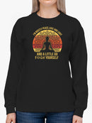 Peace, Love And Light Sweatshirt Women's -GoatDeals Designs