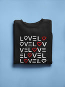 Love Love Love Love Sweatshirt Women's -GoatDeals Designs