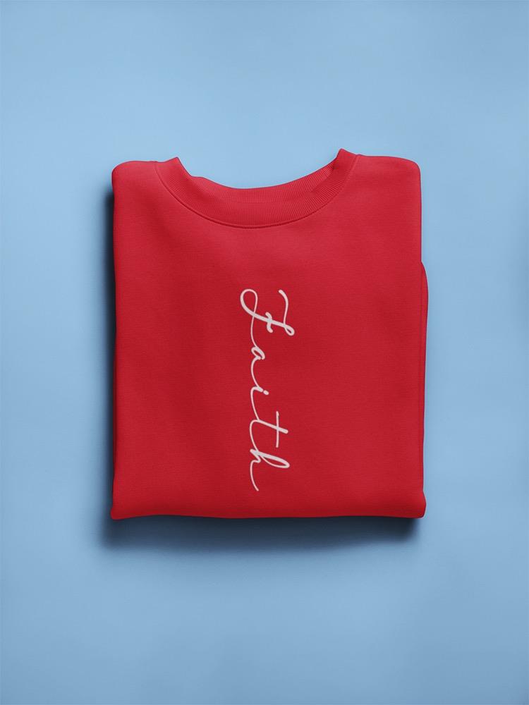 Handwritten Faith Sweatshirt Women's -GoatDeals Designs