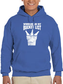 Working On My Bucket List Design Hoodie Men's -GoatDeals Designs