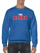 The Bronx Graphic Slogan Sweatshirt Men's -GoatDeals Designs
