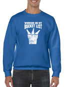 My Bucket List Design Sweatshirt Men's -GoatDeals Designs
