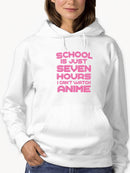 I Can't Watch Anime Hoodie Women's -GoatDeals Designs