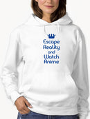Escape Reality Anime Hoodie Women's -GoatDeals Designs