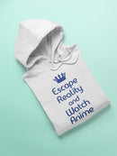 Escape Reality Anime Hoodie Women's -GoatDeals Designs