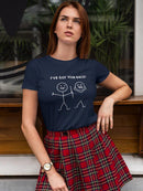 Got Your Back Shaped Tee Women's -GoatDeals Designs