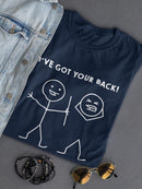 Got Your Back Shaped Tee Women's -GoatDeals Designs