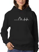 Coffe Make Me Feel Alive Hoodie Women's -GoatDeals Designs