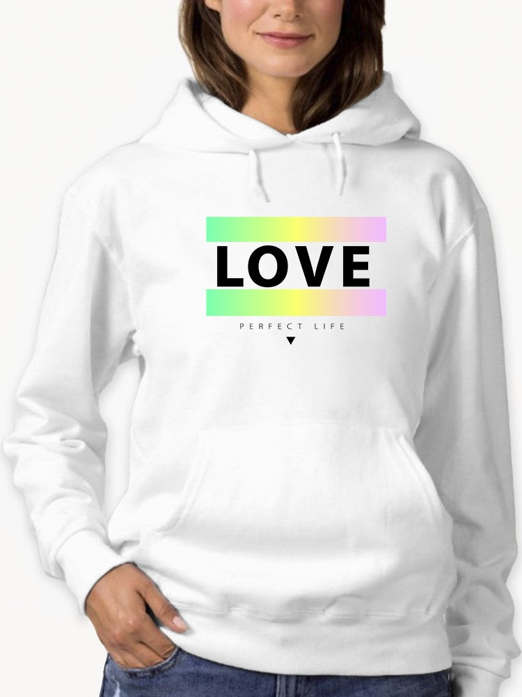 Perfect Life Colorful Lines Hoodie Women's -GoatDeals Designs