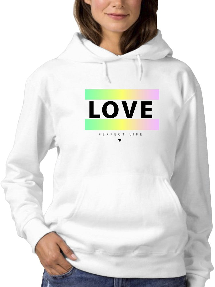Perfect Life Colorful Lines Hoodie Women's -GoatDeals Designs