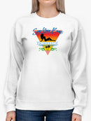Sun Your Buns Vintage Style Sweatshirt Women's -GoatDeals Designs
