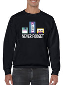 Never Forget Quote Sweatshirt Men's -GoatDeals Designs
