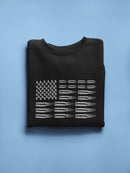 Bullets Design Usa Flag Sweatshirt Men's -GoatDeals Designs