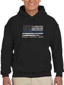Honor Protect Serve Usa Flag Hoodie Men's -GoatDeals Designs