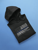 Honor Protect Serve Usa Flag Hoodie Men's -GoatDeals Designs