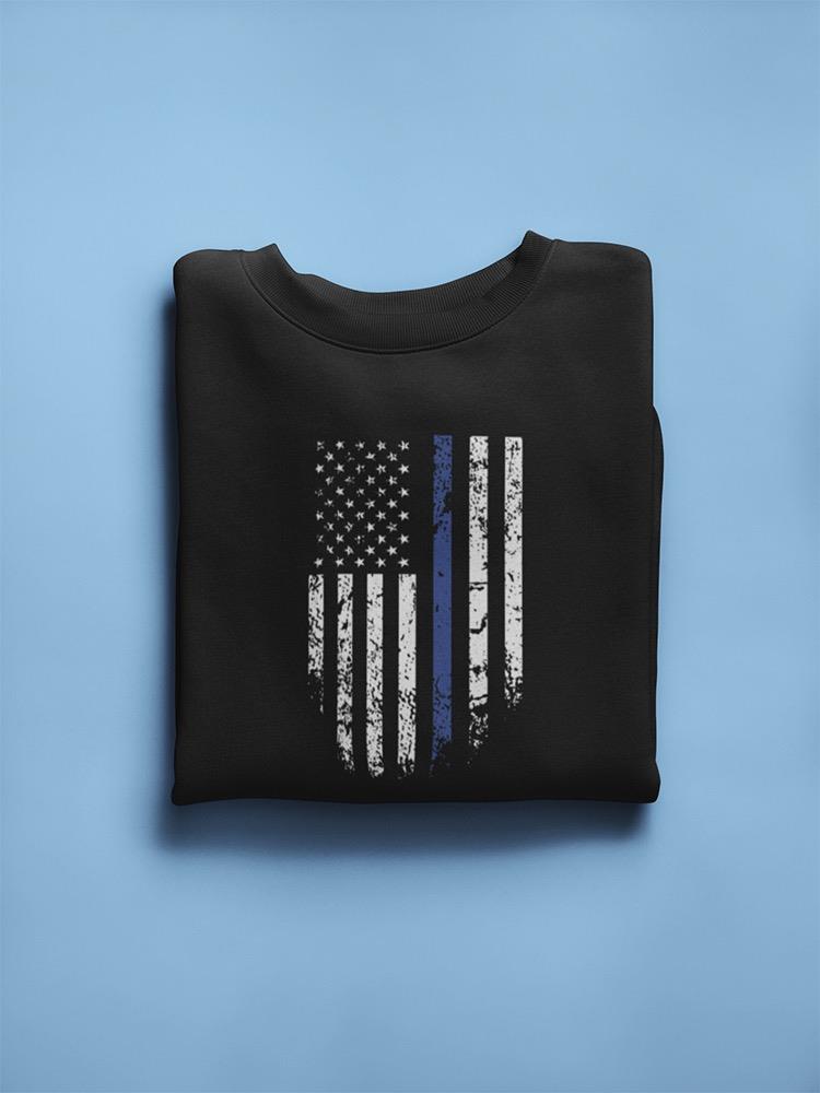 Usa Flag Painted In Grunge Style Sweatshirt Men's -GoatDeals Designs