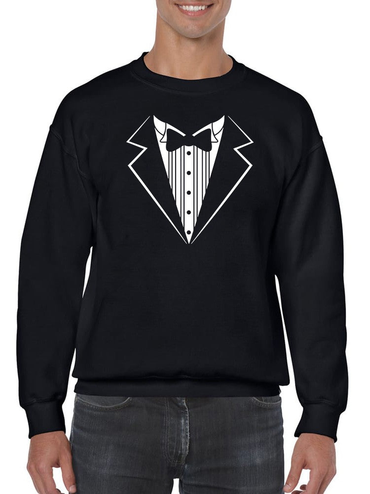 The Classy Design Of A Tuxedo   Sweatshirt Men's -GoatDeals Designs