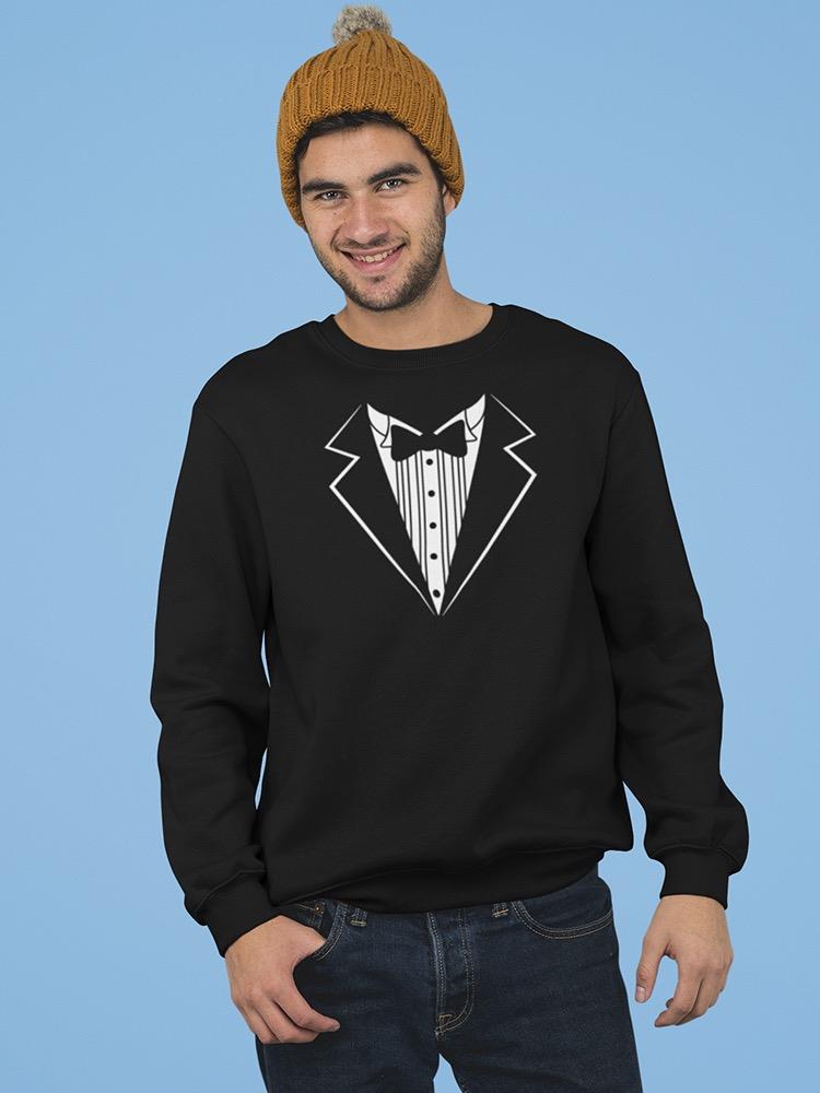The Classy Design Of A Tuxedo   Sweatshirt Men's -GoatDeals Designs