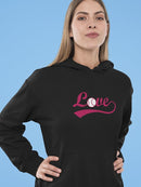 Love With Baseball Ball Hoodie Women's -GoatDeals Designs