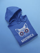Meowica With Star Glasses Hoodie Men's -GoatDeals Designs