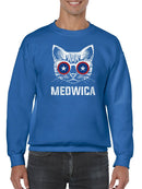 Meowica With Paint Sweatshirt Men's -GoatDeals Designs