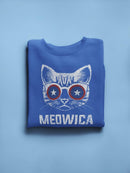 Meowica With Paint Sweatshirt Men's -GoatDeals Designs