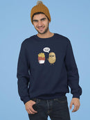 Potato Is The Father Of Fries. Sweatshirt Men's -GoatDeals Designs