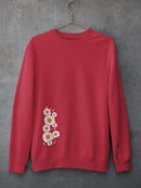 Minimalistic Flowers Sweatshirt Women's -GoatDeals Designs