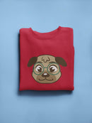 A Dog Wearing Glasses Sweatshirt Women's -GoatDeals Designs