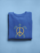 Hippie Turtle Sweatshirt Women's -GoatDeals Designs