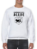 The Schrodinger's Cat Is... Sweatshirt Men's -GoatDeals Designs